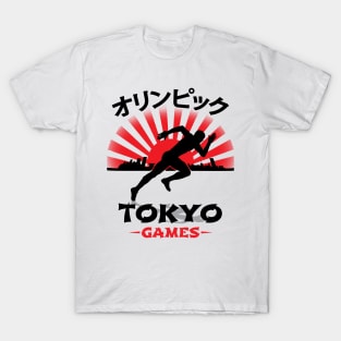 Sprinter Tokyo Olympics Track N Field Athlete T-Shirt